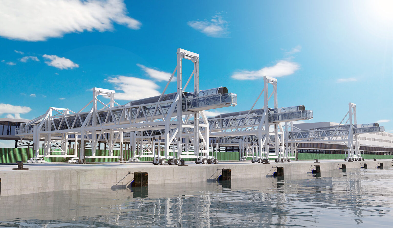 Bremenports selects ADELTE’s Seaport Passenger Boarding Bridges for the Columbus Cruise Center in Bremerhaven (February 2022)